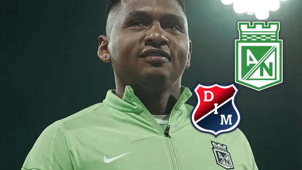Alfredo Morelos y la decisión final sobre el Clásico Paisa Foto: Escudoteca y Nacionaloficial