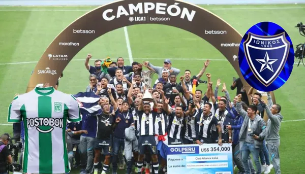 Alianza Lima campeón - Fotos: Movistar Deportes, Atlético Nacional y red social X
