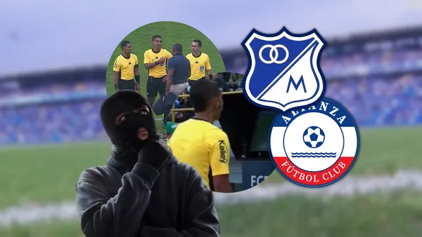 Alianza no pudo lograr el empate gracias a una polémica arbitral Foto: Escudoteca, Pexels y Captura de Win Sports