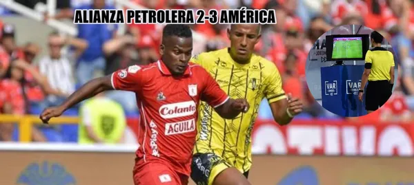 Alianza Petrolera perdió 3-2 ante América en el estadio Daniel Villa Zapata