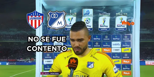 Álvaro Montero habló en Millonarios FC tras caer contra Junior FC.