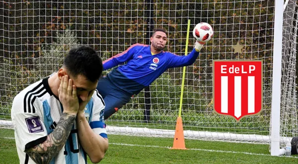 Álvaro Montero y un arquero que podría truncarle la llegada a Estudiantes.