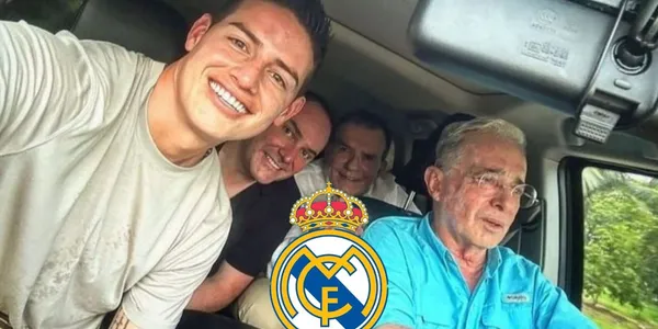 Álvaro Uribe sorprendió con James Rodríguez en Montería con algo especial con el Real Madrid.
