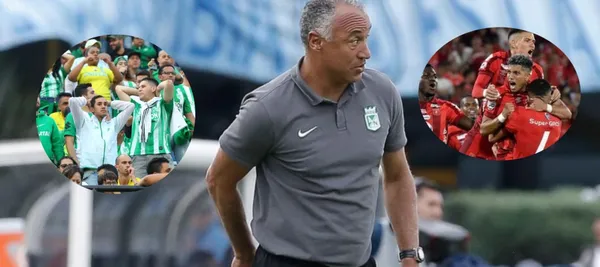 América de Cali está ganando 1-0 parcialmente ante Atlético Nacional en el estadio Pascual Guerrero
