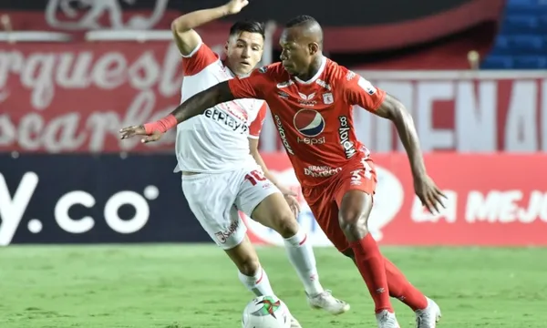 América de Cali logró ganar con un contundente 3 por 0 ante Independiente Santa Fe