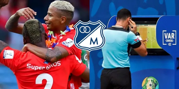 América de Cali logró un empate en la casa de Envigado pero con una jugada que lo han debatido propios y extraños