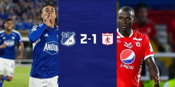América de Cali quedó impedido de ganarles a Millonarios FC en Bogotá.
