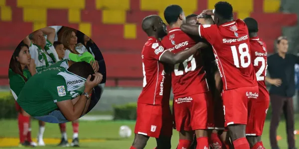 América de Cali sigue calentando la previa del clásico contra Deportivo Cali.