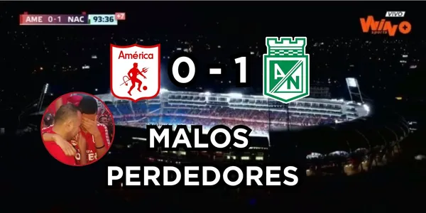 América de Cali volvió a ser derrotado por Atlético Nacional.