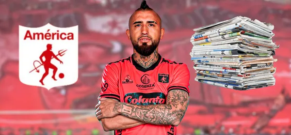 América de Cali ganaría pulso a Boca por Vidal y la reacción de prensa argentina
