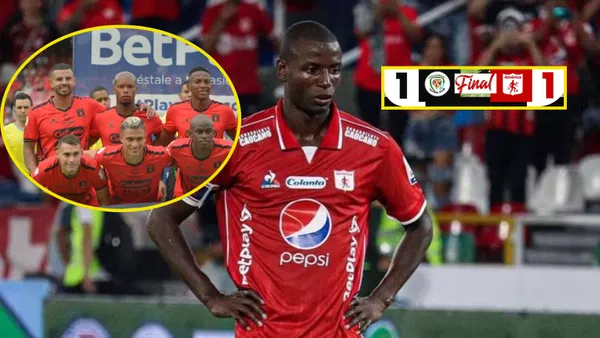 América de Cali no levanta cabeza en la liga (Foto tomada de Publimetro, Win Sports y redes de América de Cali)