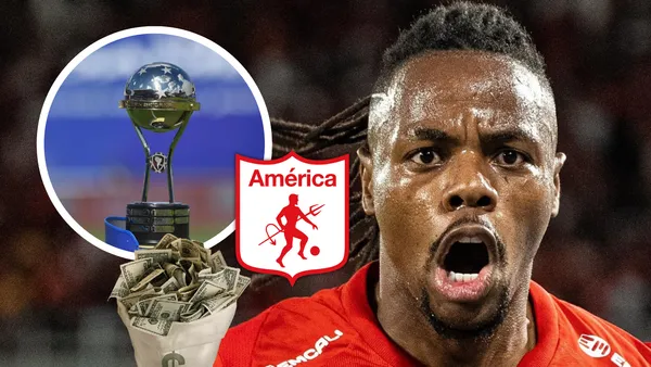 América de Cali se certificó entre los mejroes 16 de la Sudamericana y mira lo que cobrará Foto: CONMEBOL, Escudoteca y América