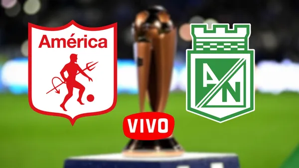 América de Cali vs Atlético Nacional Foto: Win Sports y Escudoteca