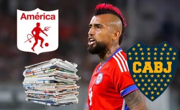 América se pelea a Arturo Vidal con Boca Junior y lo que dijo la prensa argentina