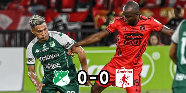 América y Deportivo Cali no pasaron del empate en el último clásico vallecaucano.