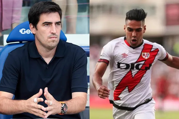 Andoni Iraola dio malas noticias sobre el caso de la lesión de Radamel Falcao en el Rayo Vallecano.