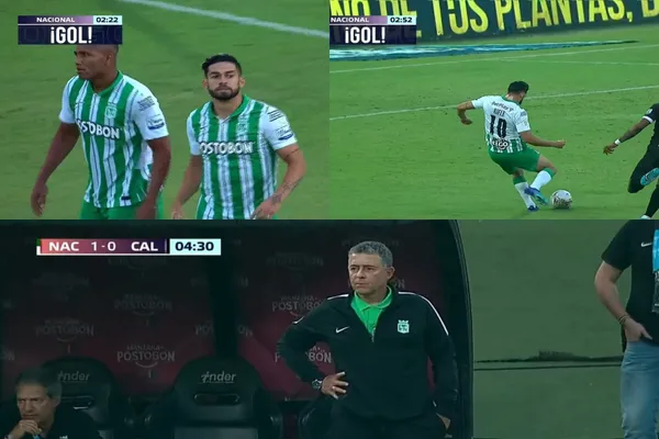 Andrés Andrade se reportó con gol frente al Deportivo Cali y Pedro Sarmiento reaccionó.