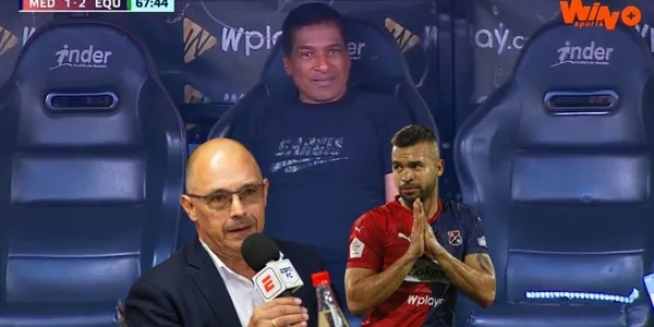 Andrés Cadavid del Deportivo Independiente Medellín no recibió buenas noticias del entrenador Alfredo Arias.