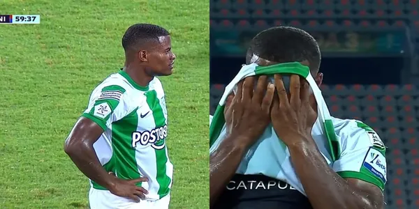 Andrés Felipe Román criticado en Atlético Nacional, lució como un amateur por una jugada que realizó.