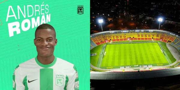 Andrés Felipe Román lanzó un comentario sobre el Estadio Nemesio Camacho El Campín en la previa contra Santa Fe.