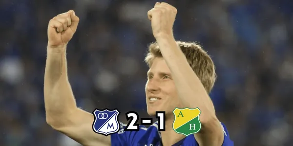 Andrés Llinás volvió a anotar un gol de oro para Millonarios, escuadra que rompió una mala racha en la Liga BetPlay.