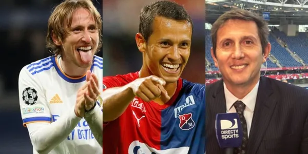 Andrés Ricaurte hizo una jugadota a lo Luka Modrić y el periodista Juan Pablo Varksy se rindió a sus pies.