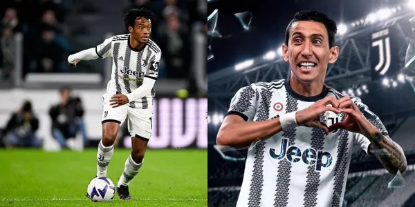 Ángel Di María marcó un increíble triplete con la Juventus y allí estuvo Juan Guillermo Cuadrado presente en la insólita actuación del del argentino.