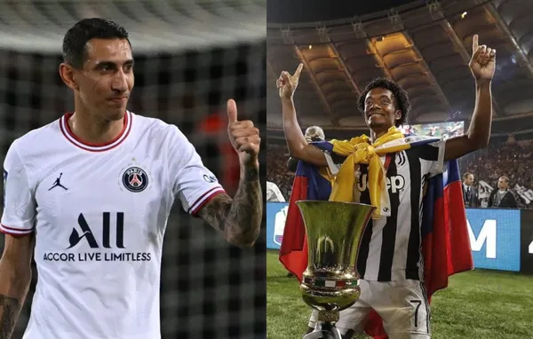 Ángel Di María podría sumarse a la Juventus de Juan Guillermo Cuadrado.