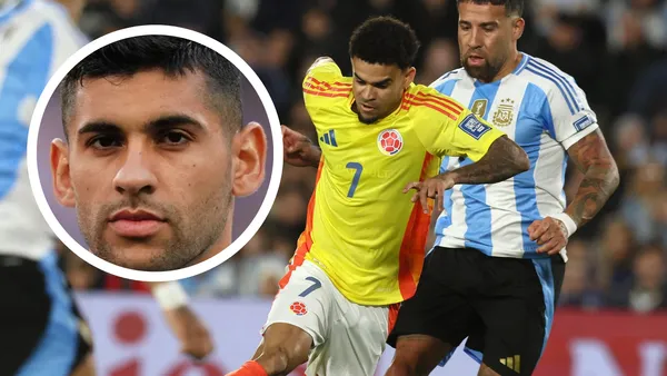 ¡"Aniquilado"! Jugador colombiano le envió un mensaje directo a Cuti Romero. Foto: Transfermarkt y Conmebol