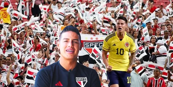 Antes de llegar al São Paulo el colombiano James Rodríguez recibió un gran respaldo, pese a ser criticado en la prensa carioca.