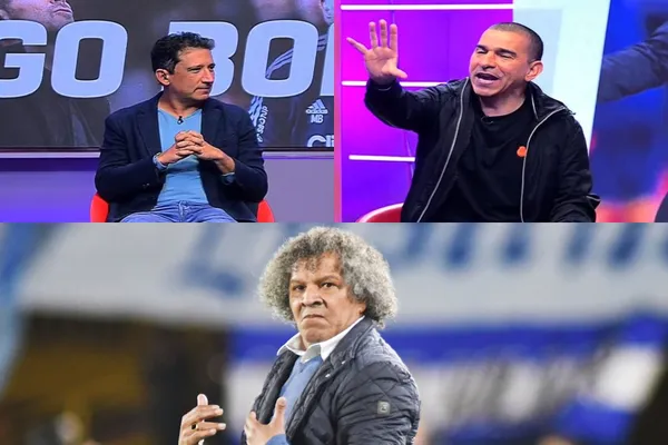 Antonio Casale y el ex jugador de Atlético Nacional Víctor Hugo Aristizábal debatieron en ESPN Colombia.