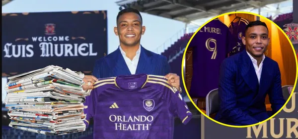 Apenas firmó en la MLS y lo que dijo la prensa de Luis Muriel (Foto tomada de AS y Fútbolred)