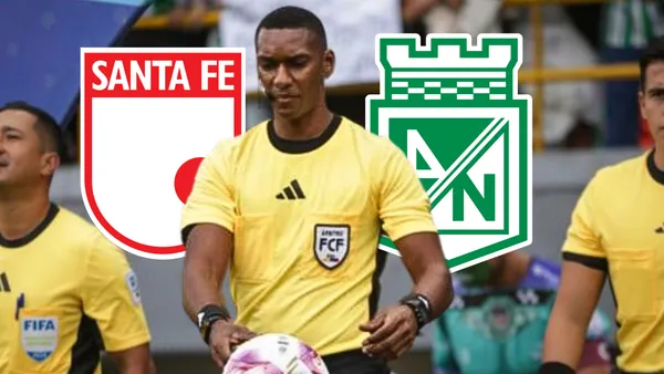 ¿Árbitro de Nacional? El polémico historial de Diego Ulloa que preocupa a Santa Fe