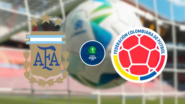 Argentina vs Colombia Foto: Conmebol Torneos y Escudoteca