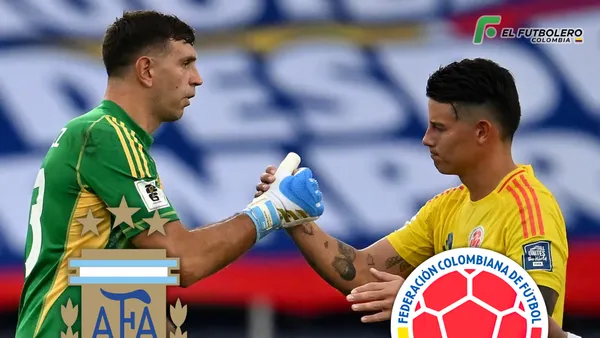 Argentina vs Colombia Foto: El País y Escudoteca PN