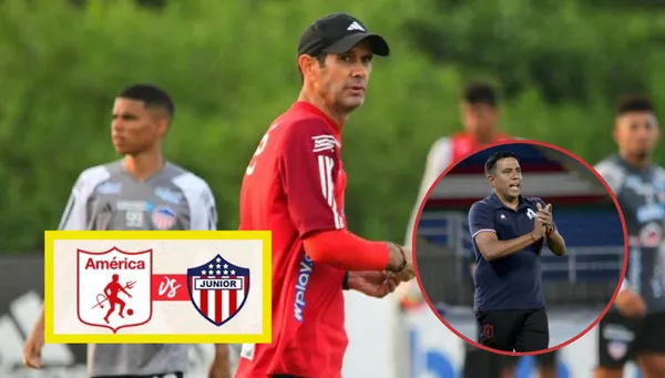 Arturo Reyes en entrenamiento con el Junior de Barranquilla