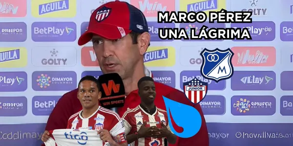 Arturo Reyes fracasó en Junior FC con una delantera que no funcionó contra Millonarios FC en Bogotá.