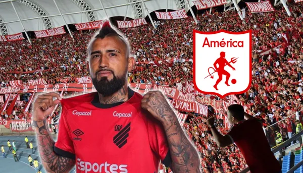 Arturo Vidal con la camiseta de Paranaense.