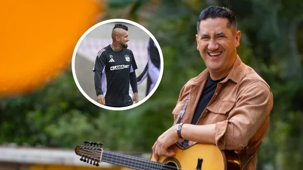 Arturo Vidal y Heredero Foto: Colo Colo y Heredero YouTube