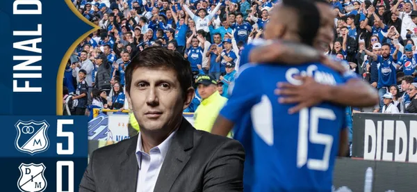 Así reaccionó Juan Pablo Varsky por la goleada de Millonarios a Medellín en liga