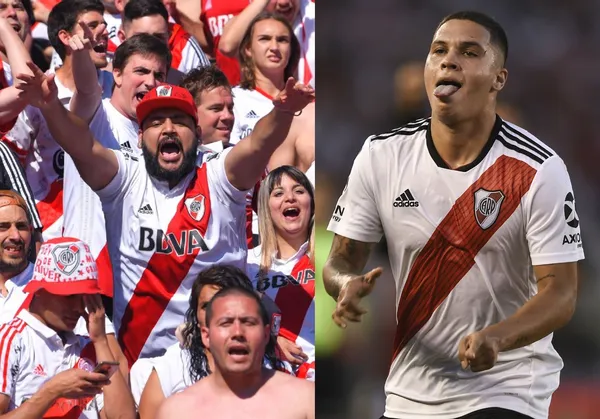 Así reaccionóla hinchada de River Plate al enterarse que venderán a Juan Fernando Quintero a Shenzen de China