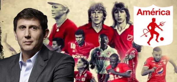 Así se rindió Juan Pablo Varsky por el cumpleaños de América de Cali (Foto tomada de redes sociales América)