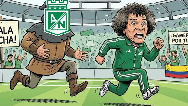 Atético Nacional, el verdugo de Gamero en el Deportivo Cali