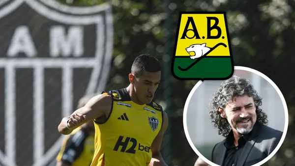 Atlético Mineiro espera a Atlético Bucaramanga y mira lo que podría suceder Foto: Galo, Atlético Bucaramanga y Escudoteca
