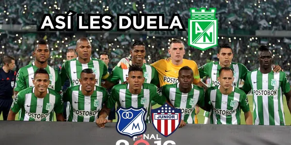 Atlético Nacional campeón de la Copa Libertadores de América del año 2016. Foto tomada de ComuTricolor.