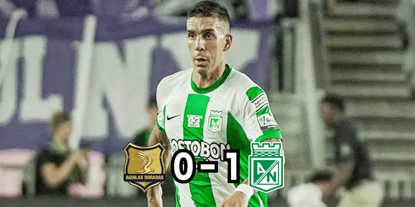 Atlético Nacional comienza a ganar la serie de los cuartos de final de la Copa BetPlay contra Águilas Doradas.