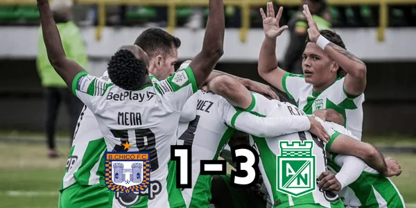 Atlético Nacional consiguió su primera victoria en la era de Jhon Jairo Bodmer.