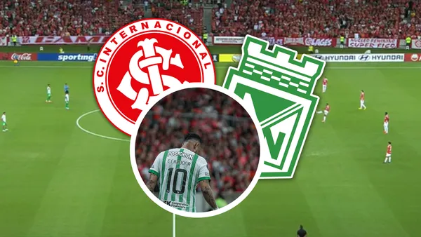 Atlético Nacional empata en Brasil y mira la razón clave del encuentro Foto: Escudoteca, ESPN, Nacionaloficial