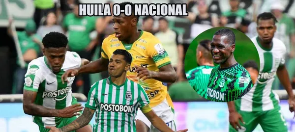 Atlético Nacional empató 0-0 ante Atlético Huila en la liga colombiana