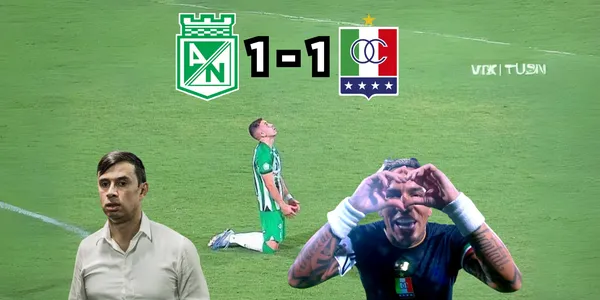 Atlético Nacional en Medellín no pudo ganarle al Once Caldas.